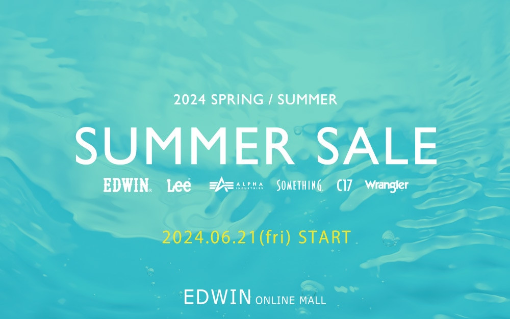 SUMMER SALE START | ジーンズ、デニム通販のEDWIN（エドウイン）公式